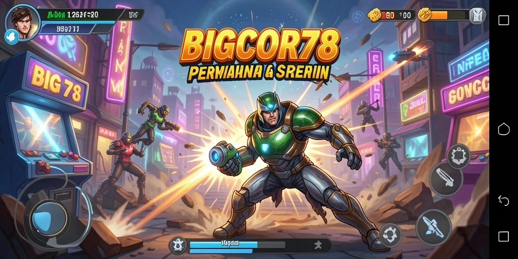 Screenshot gameplay BIGCOR78 menampilkan aksi seru dan grafis yang mengesankan.