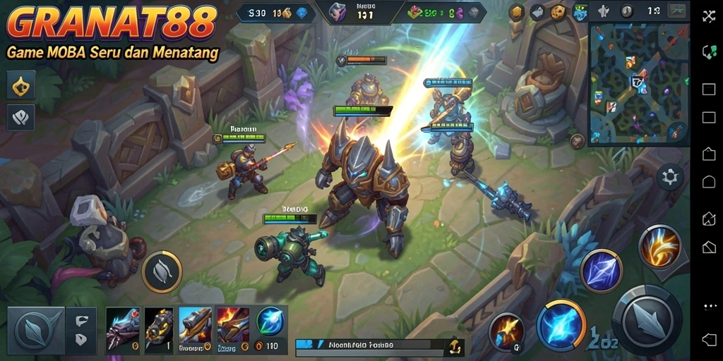 Tampilan gameplay GRANAT88 yang seru dan kompetitif.