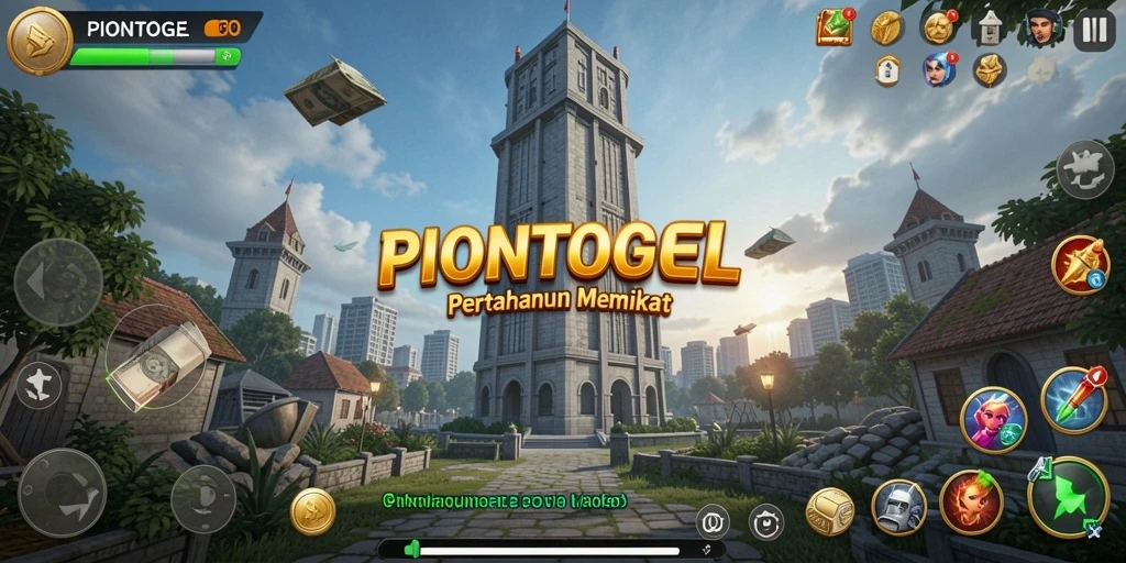 Tangkapan layar menunjukkan intensitas pertarungan di PIONTOGEL.