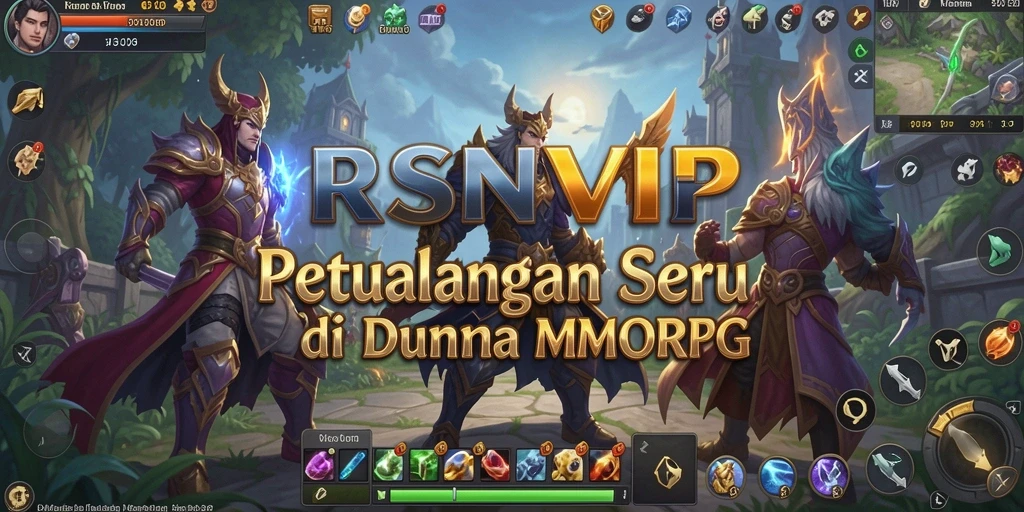 Tampilan gameplay <strong>RSNVIP</strong> yang menakjubkan dalam dunia MMORPG.