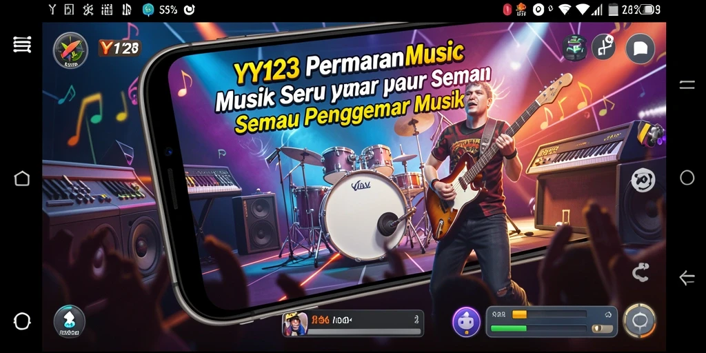 Tampilan gameplay YY123 yang menarik dan seru.